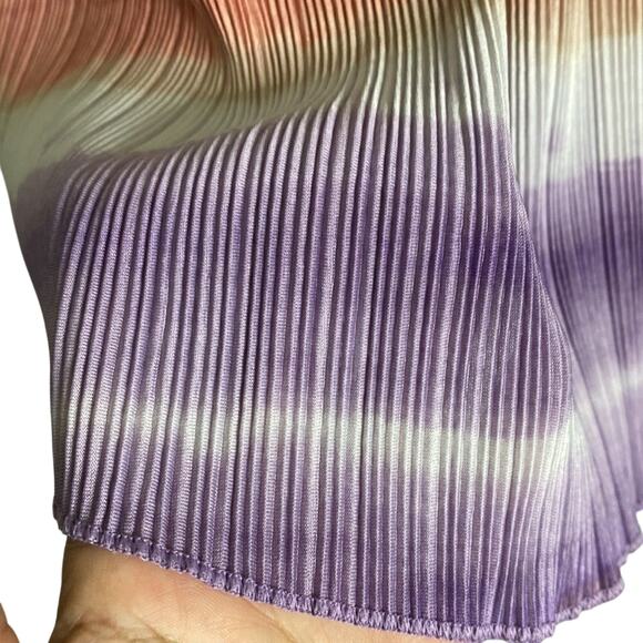 Madewell Texture & Thread Micropleat Tank top in Ombre Rainbow: S - Picture 5 of 13